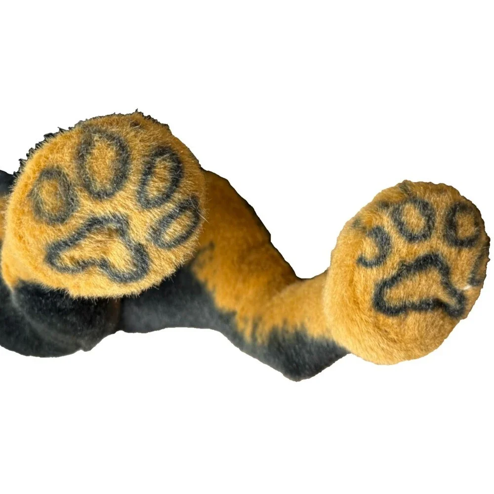 Rottweiler‎ Realistic Plush Black Brown Standing Dog Stuffed Animal Toy 20 x 17